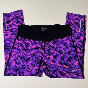 Nike Dri-FIT Purple and Pink Leggings